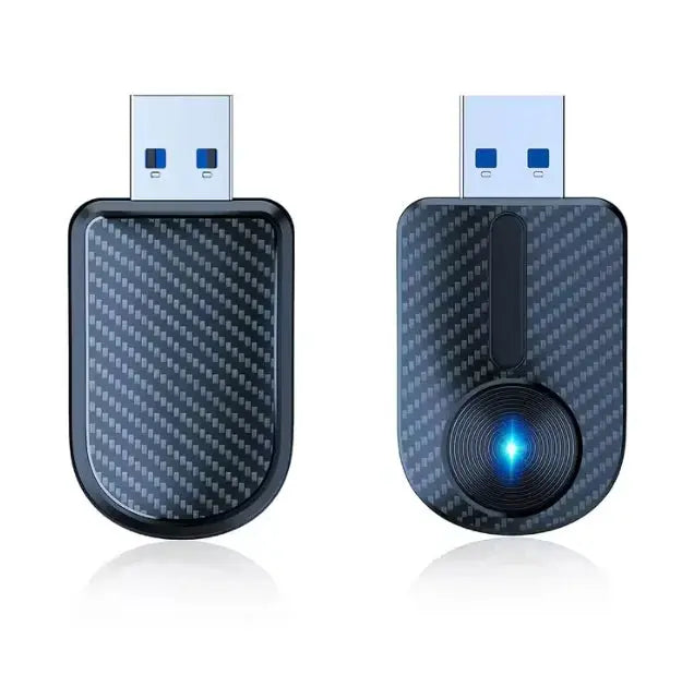 Nuovo adattatore wireless CarPlay Pionray 2 in 1 e adattatore wireless Android Auto, WiFi 5Ghz Type-C/USB Plug Play CarPlay Wireless