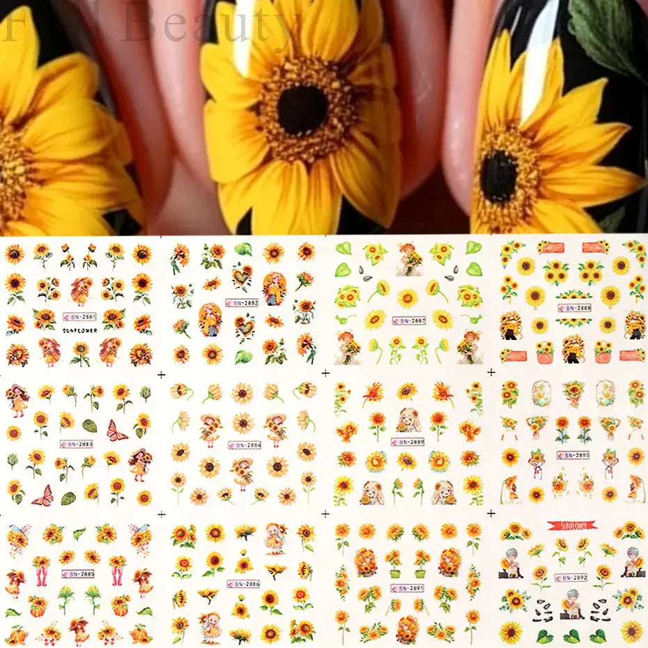 Adesivi per unghie ad acqua con decalcomania del drago Cursore di design per unghie di Capodanno Sfregamento su adesivi per trasferimento Decorazione Accessori per manicure Strumento