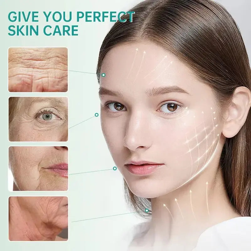 AUQUEST 5 secondi Crema per il viso antirughe Dissolvenza Linee sottili Istantaneo Anti invecchiamento Rassodante Lifting Crema per il viso Cura della pelle