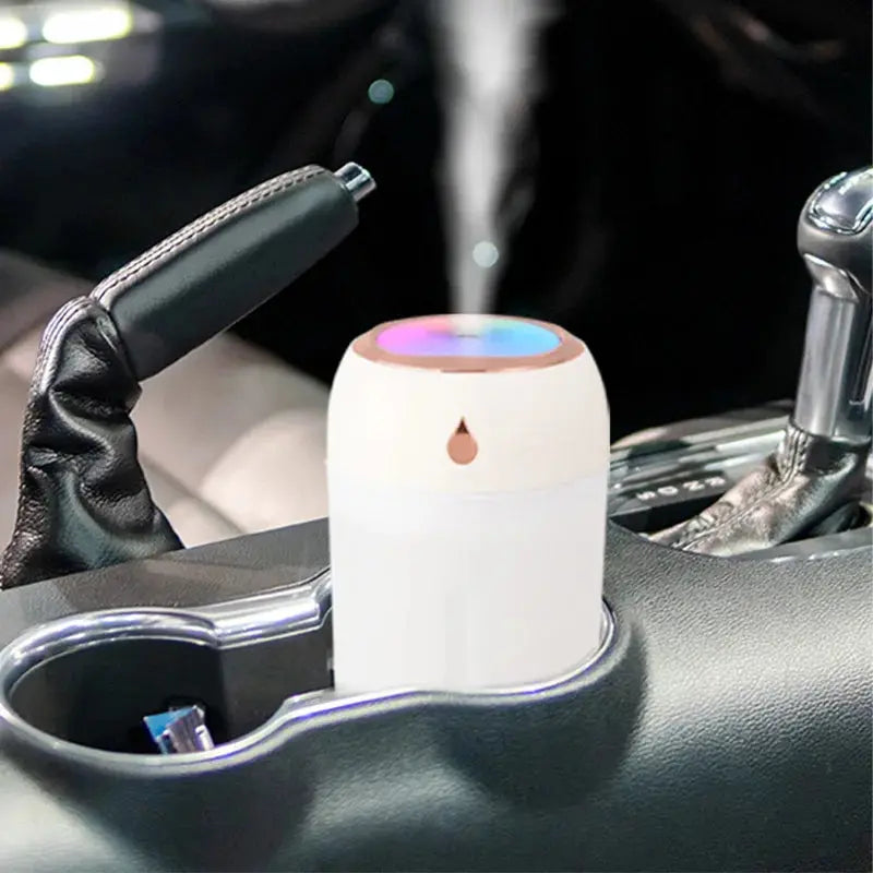 Mini USB portatile umidificatore diffusore di aromi LED luce fredda 330ml nebbia per camera casa auto purificatore di piante