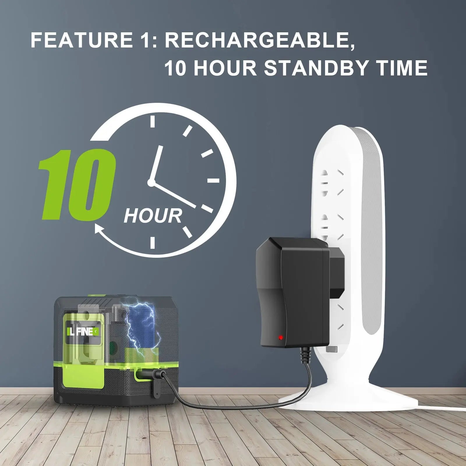 Lfine Livello Laser 2 Linee Croce Livello Verde Laser Orizzontale Verticale Nivel Laser automatico 360 ° Strumenti di livello laser autolivellanti